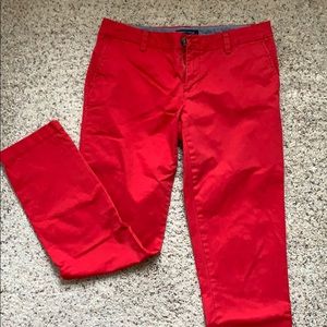 Red Tommy Hilfiger pants